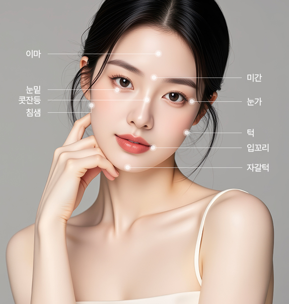 FACE 시술 부위